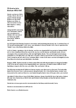 A preview of a PDF biography for Bickham, Charles John